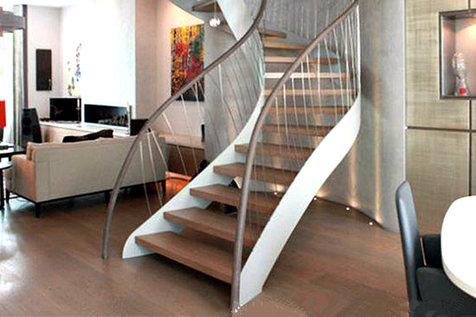 Shaped stairs